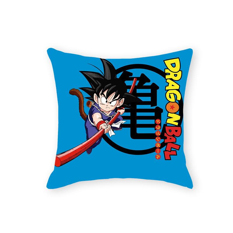 Dragon Ball Serie Kissen Cartoon Druckmuster Japanische Comic Kissenbezug Kissen Schlafzimmer Wohnzimmer Sofa Dekoration Büro Kissen