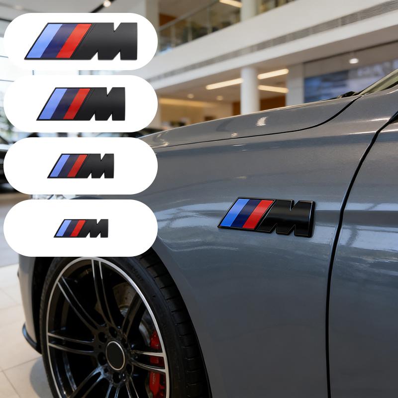 1 szt. ABS Samochód Błotnik Boczny Emblemat Tylna Klapa Bagażnika Naklejka z Logo M Dla BMW M M3 M5 M6 E46 E90 F30 G20 E36 E34 G20 G30 Akcesoria
