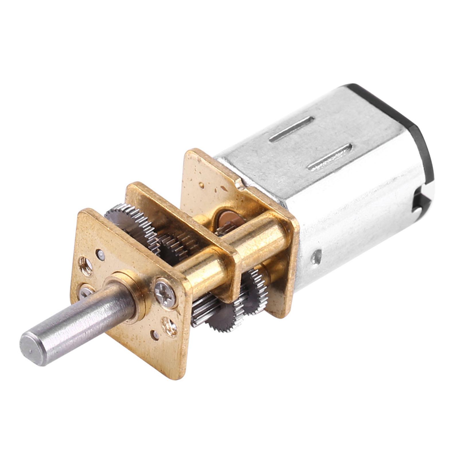 

DC 6V High Torque 1:1000 Gear Box Motor Model Hobby (10RPM)