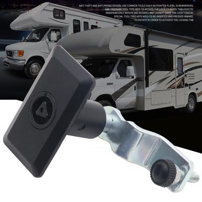 Professioneel Kastslot met Sleutels Kastdeurslot Verstelbaar Aandraaislot Snelle Installatie voor Caravan Jacht