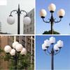 Outdoor Magnolia Style Spherical Wall Lamp