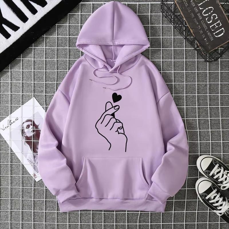 2025 Winter New Women's Hoodie High Street Unisex Style Double Pockets Sweatshirts Outerwear Plus-Size Women's Clothing CYXX241