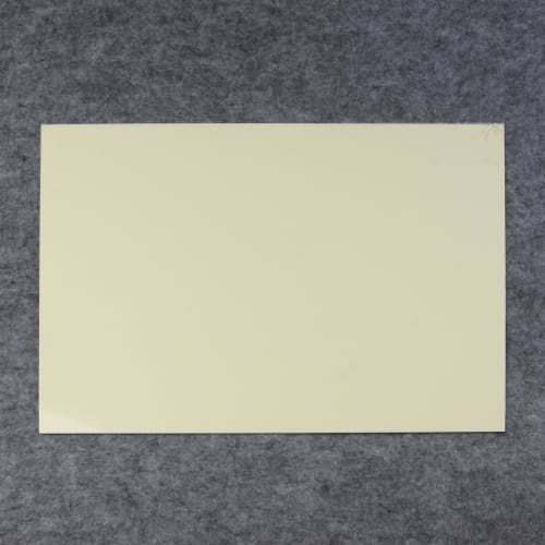 FLEOR 11.4" X 17" Blank Guitar Bass Pickguard Sheet, DIY Guitar Pickguard Backplate Scratch Plate Material, 1-Ply, Cream