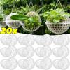 Garten-Hängepflanzer Körbe Hohl Pflanzplastikkugeln Füllbar DIY Hängende Leere Körbe Innen Außen Heimdekoration