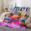 Personalizza Nome Personalità KPOP Demon Hunters SAJA BOYS Coperta Morbida e Calda Divano Ufficio Letto Viaggio Coperta per Pausa Pranzo, Regalo Adatto a Tutte le Stagioni