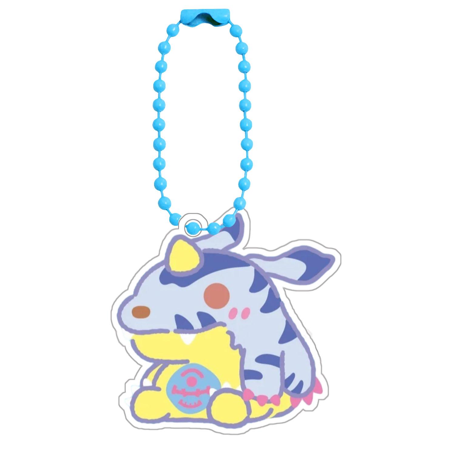 

Digimon Adventure Keychains Agumon Tailmon Gabumon Tentomon Palmon Diy Acrylic Action Toy Figures Anime Game Collection Pendant 5cm