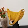 2025 Spring U-Style Versatile Crossbody Dumpling Bag with Silk Cotton