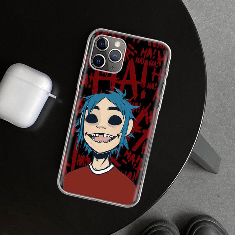 Gorillaz Anime Phone Case Cover for iPhone 18 11 12 13 Mini 14 15 Plus 16 Pro Max 17 Air 7 8 + SE Art Customized Fundas 11 12 13 Mi