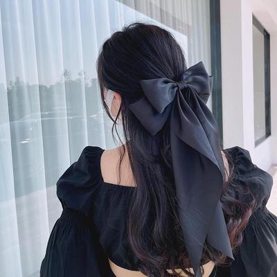 Fermaglio per capelli con fiocco grande stile Yang Zi - Accessorio per capelli temperamento coreano per ragazze
