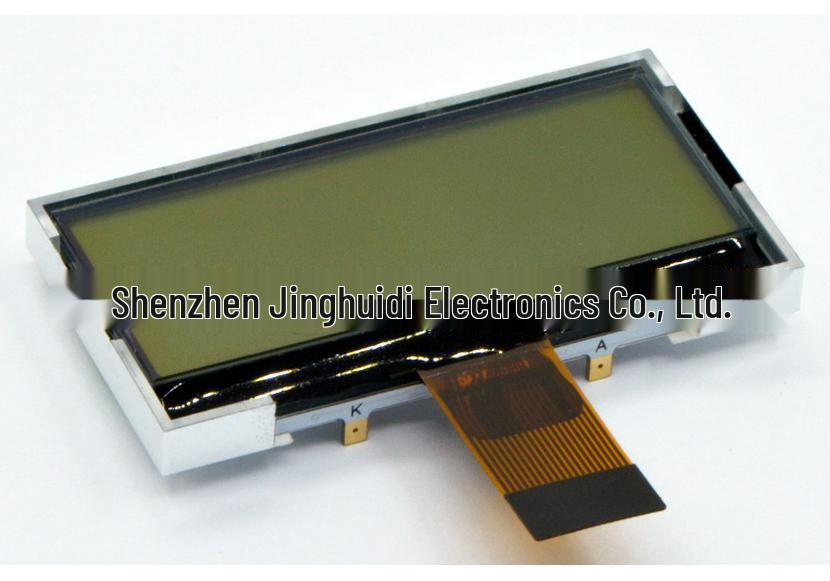 128x48 Dot Matrix LCM LCD Module: Black Background, White Text, FSTN Positive Display, Parallel Interface, COG Design