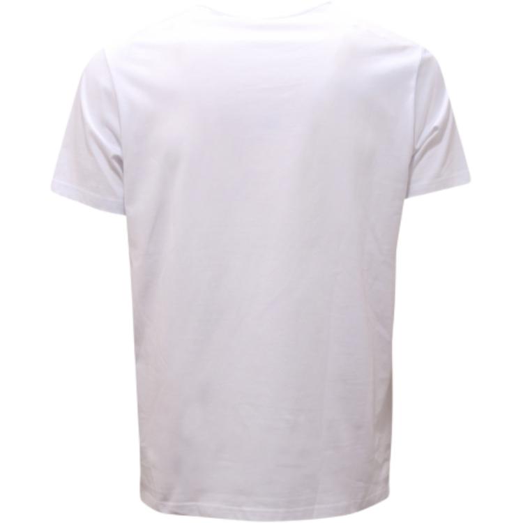 Karl Lagerfeld Cartoon Pattern Printed Short Sleeve Round Neck T-Shirt Men Tops White 75507053225010
