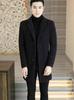 Men's Woolen Mid-Length Slim Fit Lapel Coat - Youth Winter Fashion