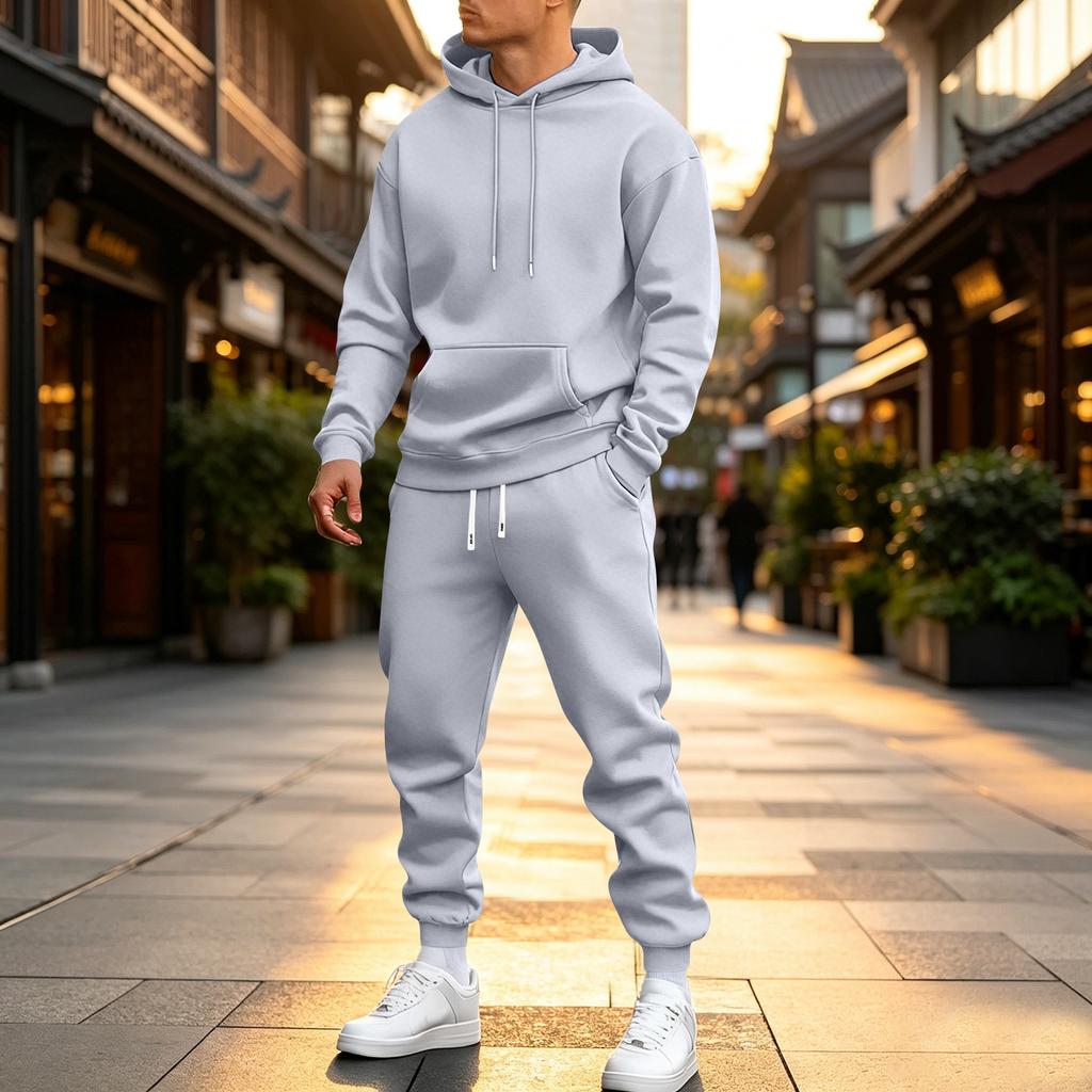 Ensemble Sweat à capuche et Jogging Colorés pour Homme Décontracté Athlétique Deux Pièces