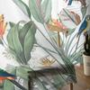 Garden Style Tropical Plants Tropical Flowers Sheer Curtains Bedroom Living Room Voile Window Curtains Tulle Curtains Kids Room