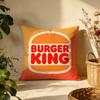 Stylish BBurger Kingful Cushion Cover Versatile DoubleSided Pillow Case Fit for Sofa Bed Car  Daily Decor