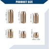 Rear/Brass Wheel Spoke Balance Weights Refill/with Wrench/Durable/Metal / 14pcs/Set/Gold Tone/for Motorcycle