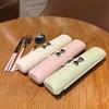 Portable Cutlery Set 304 Stainless Steel Camping Chopsticks Fork Spoon Knife Outdoor Cutlery Set Picnic Dinner Set Tableware Set