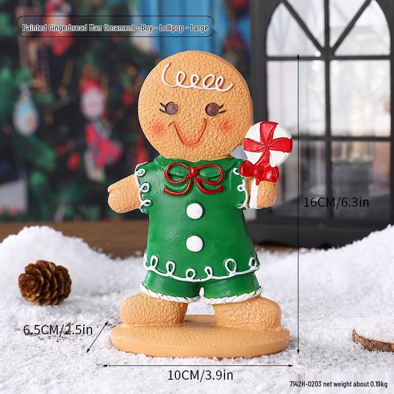 Micro Landscape Christmas Ornaments: Cute Santa Claus & Animal Tree Decorations Gift Box