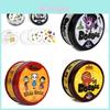 Jogo de Cartas de Correspondência Dobble Com Caixa de Metal Para Reuniões Familiares e Festas
