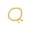 Gold-Plated Wealth Attracting Gourd Bracelet for Women - Handmade Chinese Style with Long-Lasting Color Retention