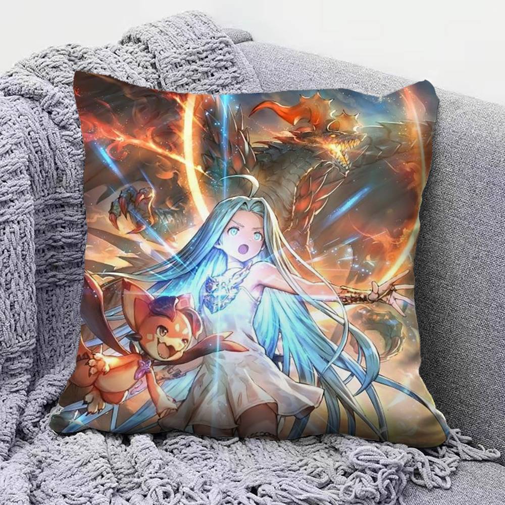 Granblue Fantasy Žaidimo Anime Pagalvės Užvalkalai Namų Sofos Pagalvės Užvalkalai ir Dekoratyviniai Individualūs