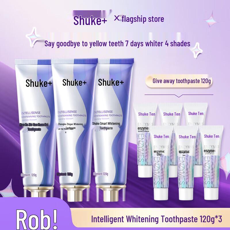 Sakol Smart Whitening Jasmine Toothpaste 3-Pack