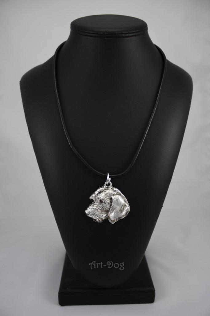 Dachshund II - Necklace with dog, silver-plated pendant for dog fan, unique jewelry by Art-Dog brand
