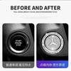 Car One-Click Start Stop Engine Rhinestone Ring Circle Trims Protective Cover for Mercedes Benz W211 W204 W210 W203 CLA GLA OM3