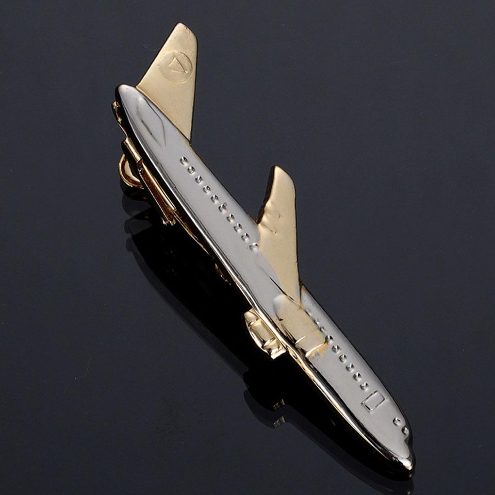 Formal Occasions Stylish Aeroplane Shape Tie Clips Airplane Shape Tie Clip Necktie Clips Classic