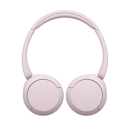 Sony WH-CH520 Wireless Headphones Pink Bluetooth Lightweight 147g Customizable Sound Equalizer 50H Playtime 3-Minute Fast Charge Multi-Point
