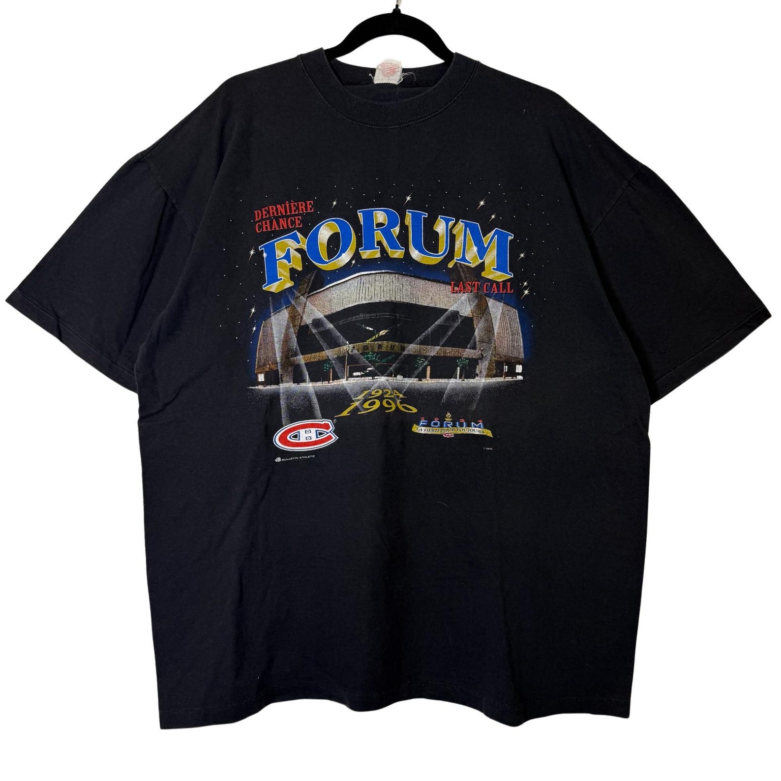 90s NHL Forum T shirt Sz XL (B2371) 4XL