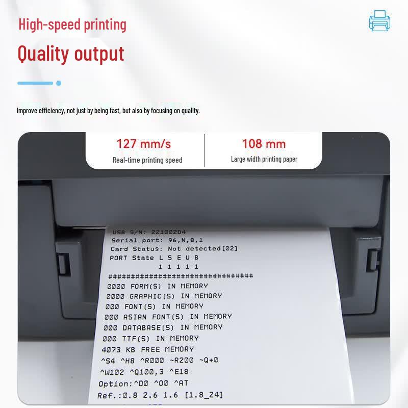 GODEX G500U Thermal Transfer Label Printer CN Plug (adapter Included)