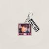 Portachiavi Acrilico BTS Stile TV Retrò, Portachiavi con Foto Bangtan Boys con Etichetta Nome e Compleanno, Charms per Borsa per Fan Kpop ARMY