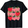 Strawberries Red Berry Summer Food Fruit Retro Strawberry T-Shirt