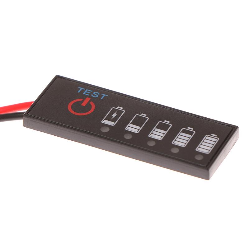 Battery Level Indicator 18650 Lithium Capacity Tester Meter 2S-7S 7.4V-29.4V 15Ma Module Lithium Battery Level Display Module