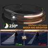 Sensor LED Headlamp USB Rechargeable Head Torch 5-mode Lighting Headlight Flashlight  Running Light Camping Torch Emergency Lamp