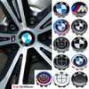 4 Stück 56mm 68mm Felgendeckel für BMW 50. Jubiläum M Power Karbonfaser Felgennabe Emblem Abzeichen E46 E90 F10 F30 G20 X5