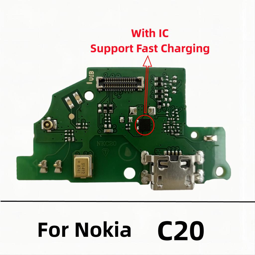 USB Charger Dock Connector Board Charging Port Flex Cable For Nokia G11 G21 G22 G10 G20 G30 G50 G60 C20 C21 Plus C30 X20