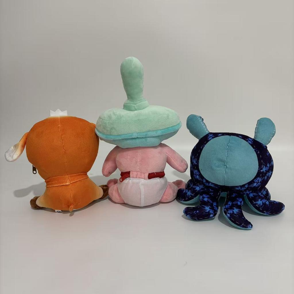 Dark Pals Binky Drinky Plüschmonster Stofftier Cartoon Horror Spiel Charakter Puppe Schreibtischdekoration Sammlerstück Geschenk für Spielefans Kinder und Anime-Liebhaber