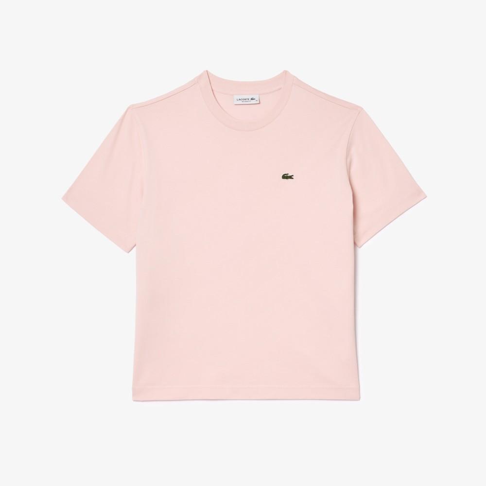 Lacoste Women's Relaxed Fit Basic Short Sleeve T-Shirt TF7215-56GADY