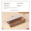 Edo Mooncake Packaging Boxes, Rectangular Towel Roll Cake Box, Meat Floss Pastry Box, Kraft Paper Packaging Box, Pastry Case, 100 Pieces