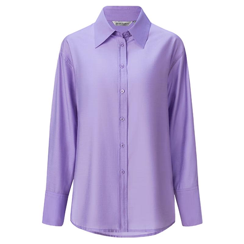 GIOVANNI VALENTINO Women's Long-Sleeve Casual Shirt