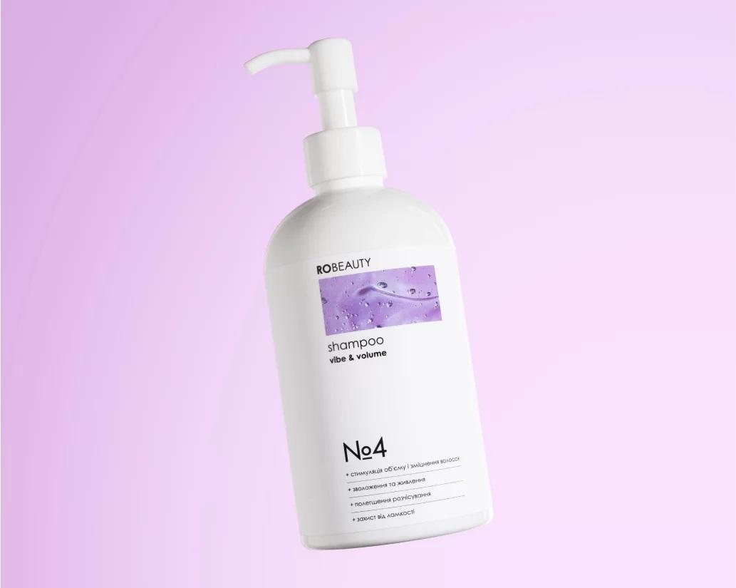 

Shampoo for volume Vibe&Volume RoBeauty 350 ml