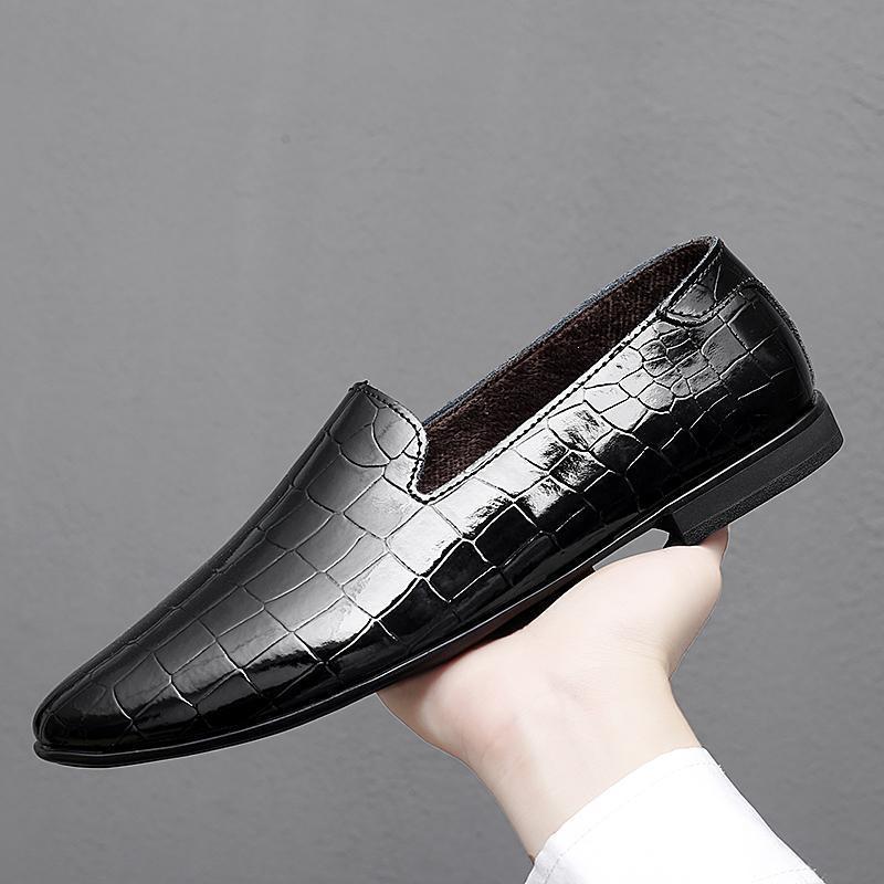 Men's Leather Loafers: Breathable, Soft Sole Slip-On Driving Shoes