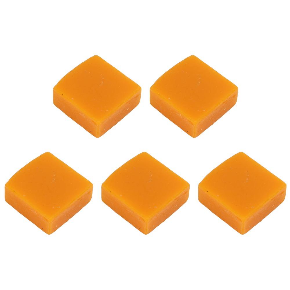 5pcs Finely Purified Beeswax Block 15-25°C Storage DIY Sewing Wax Block  Leather Craft