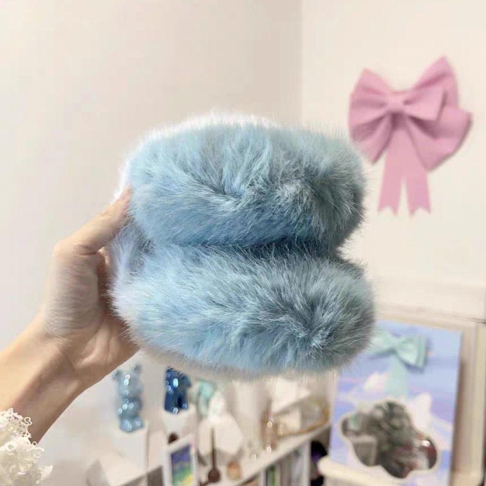 Windproof Winter Plush Earmuffs Cartoon Children's Ear Warmers Foldable Ear Cover  Student