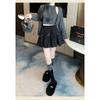 Women's Bow Skirt Spring French Sweet High Waist Cake Lace Puffy A Short Skirts