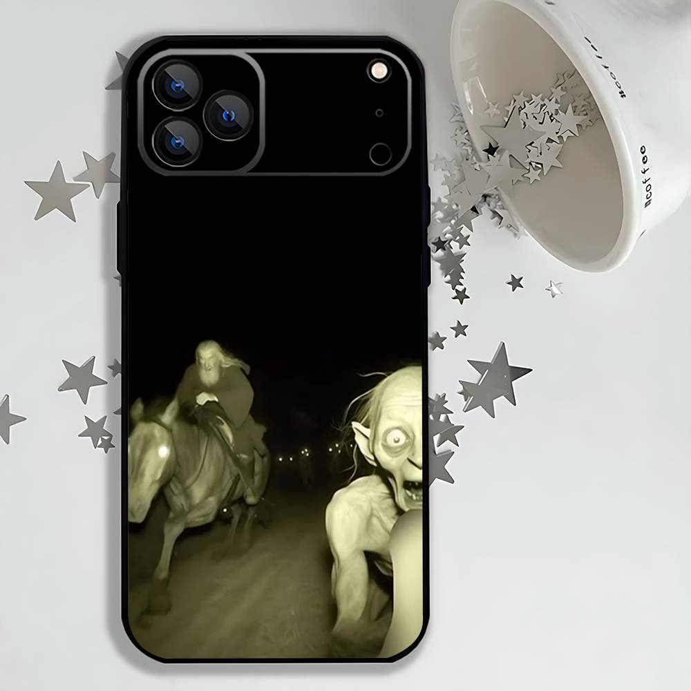 Gollum L-Lord of the R-Rings  Phone Case For iPhone 17,16,15,14,13,12,11,Pro,Max,Plus,E,Air,Mini Protective Black Cover