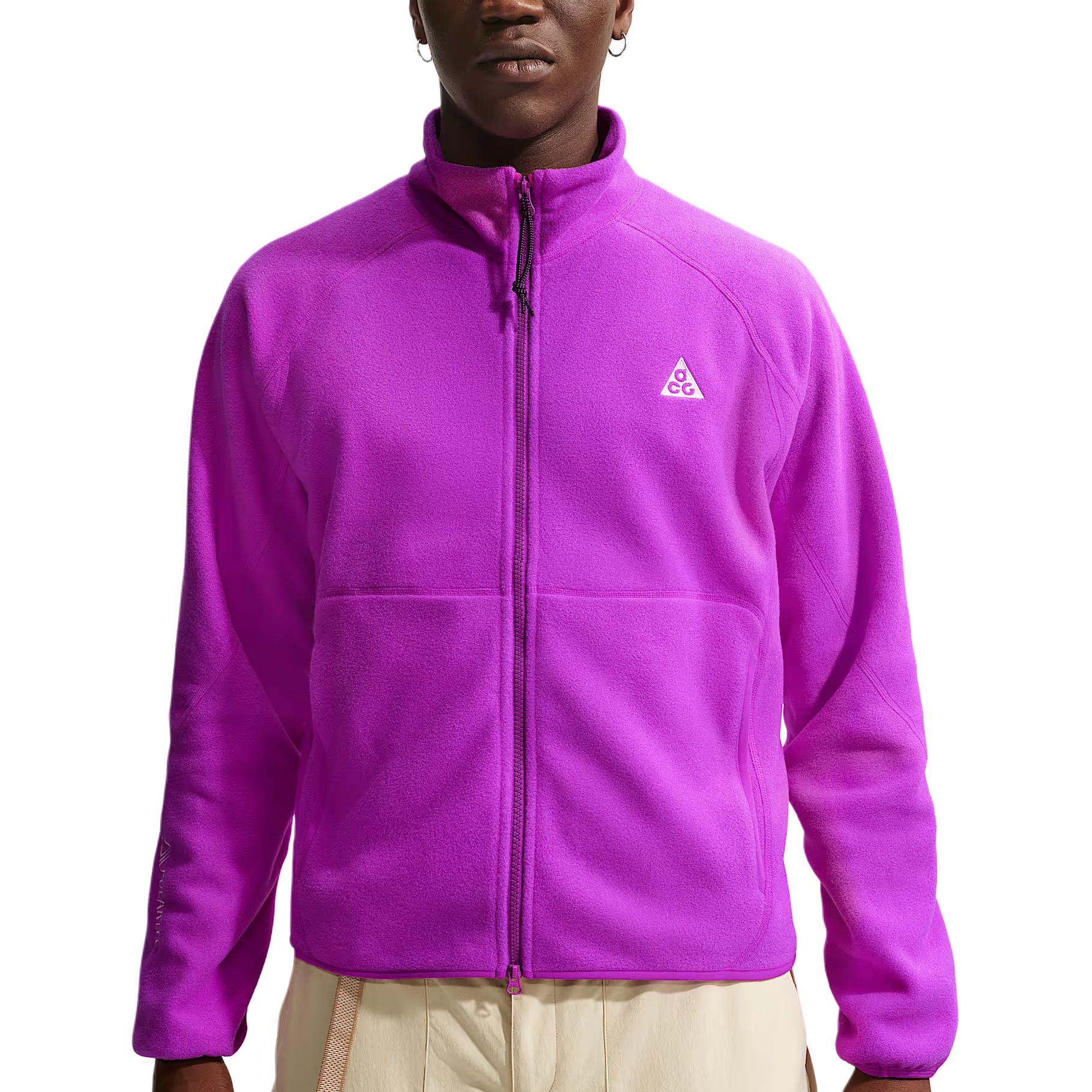 

Nike ACG Series Wolf Tree Outdoor Color-Block Fleece Zip-Up Jacket Men jackets IF0965-551 S