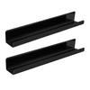 2Pcs Magnetic Bookshelf Whiteboard Reusable Metal Display Stand with Strong Magnetism Floating Book Holder